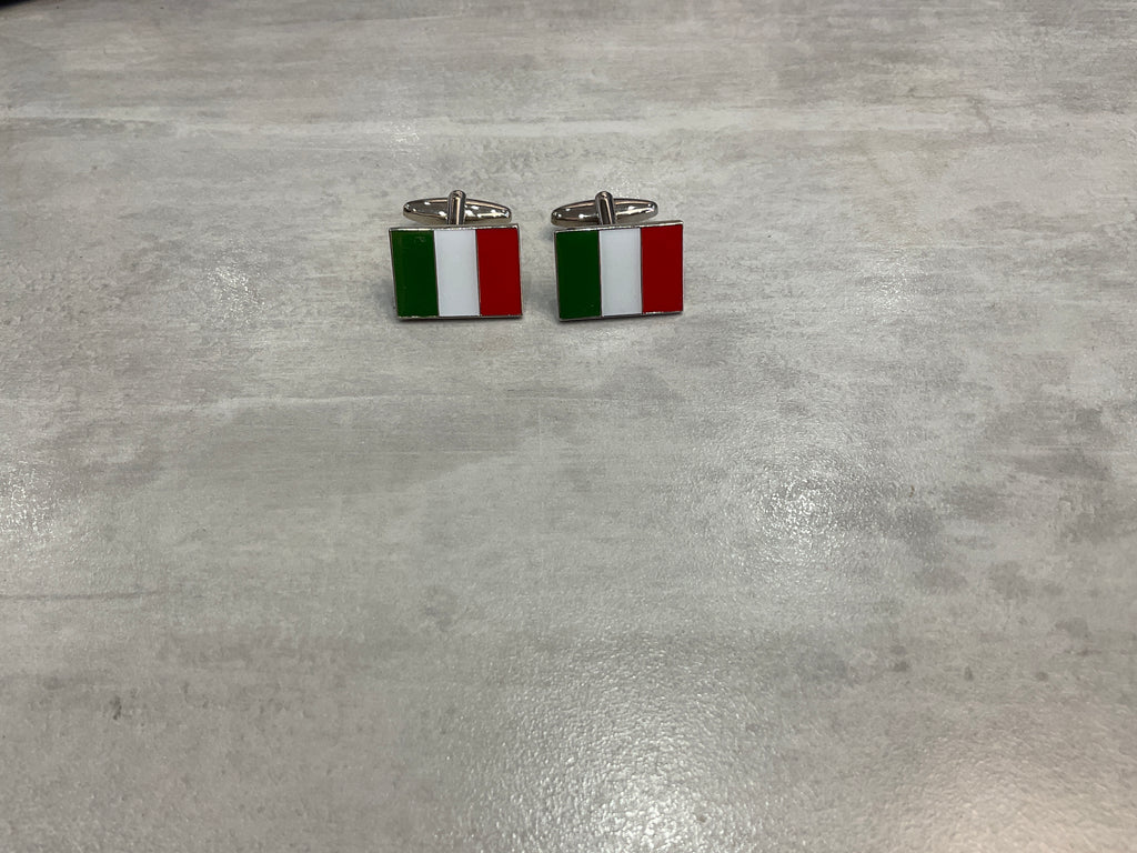 St Georges Cross Cufflinks, Italian flag and Dutch