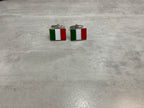 St Georges Cross Cufflinks, Italian flag and Dutch