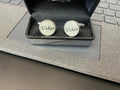 Usher Cufflinks with enamel look