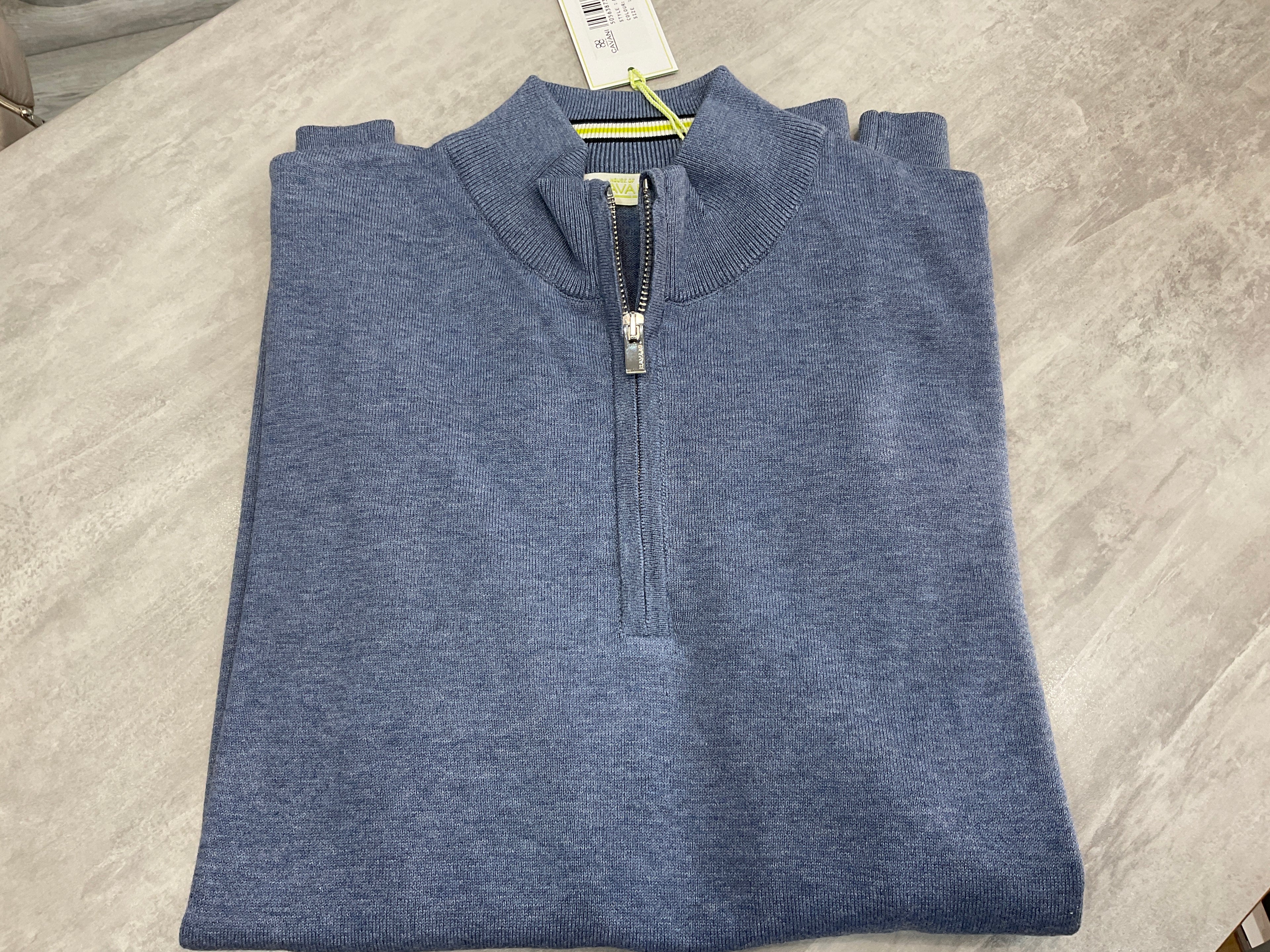 Avanti Airforce Blue Half Zip Jumper