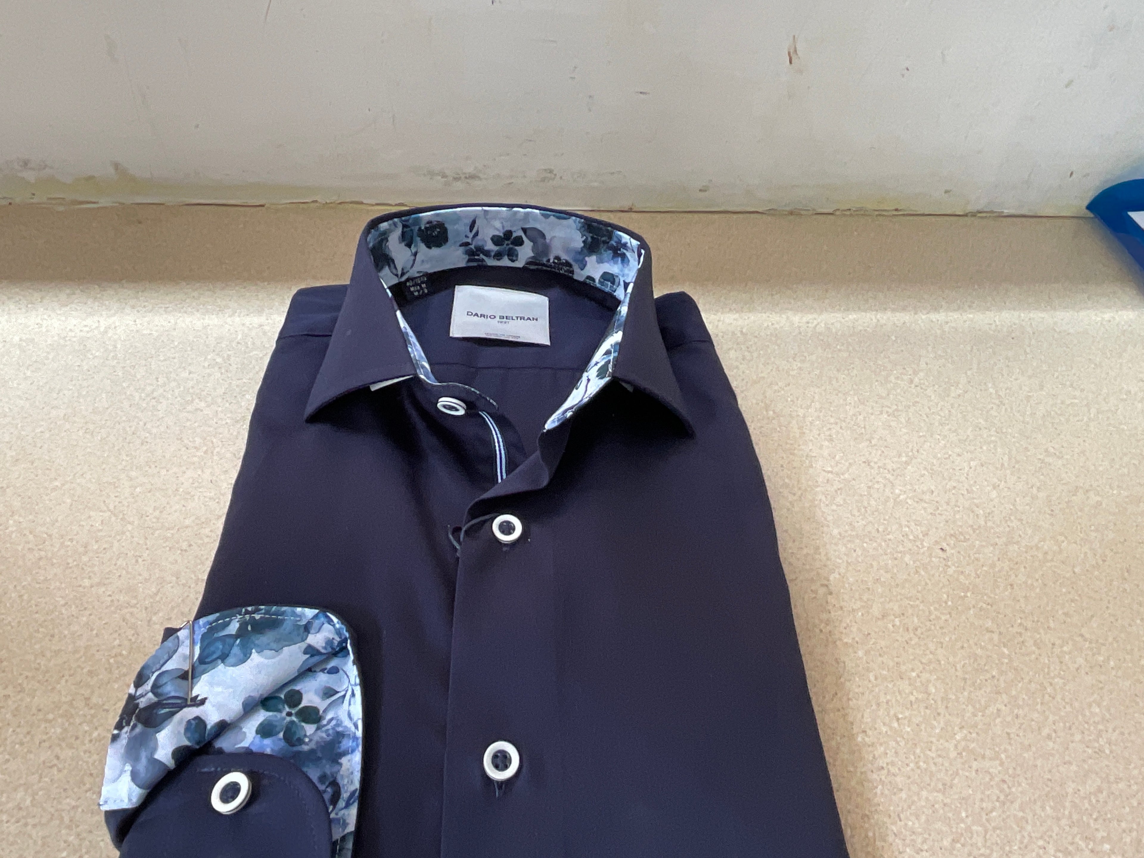 Dario Beltran Sauve Shirt With Collar And Cuff Detail