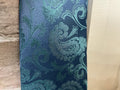 Soprano silk tie and square cyan paisley