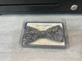 Bow Tie - Black and silver Paisley