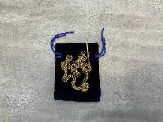 Gold Double clasped gold chain