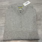 Men’s Avanti Grey quarter zip jumper