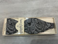 Bow Tie - Silver/black glitter self tie