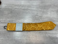 William turner paisley gold tie and sq