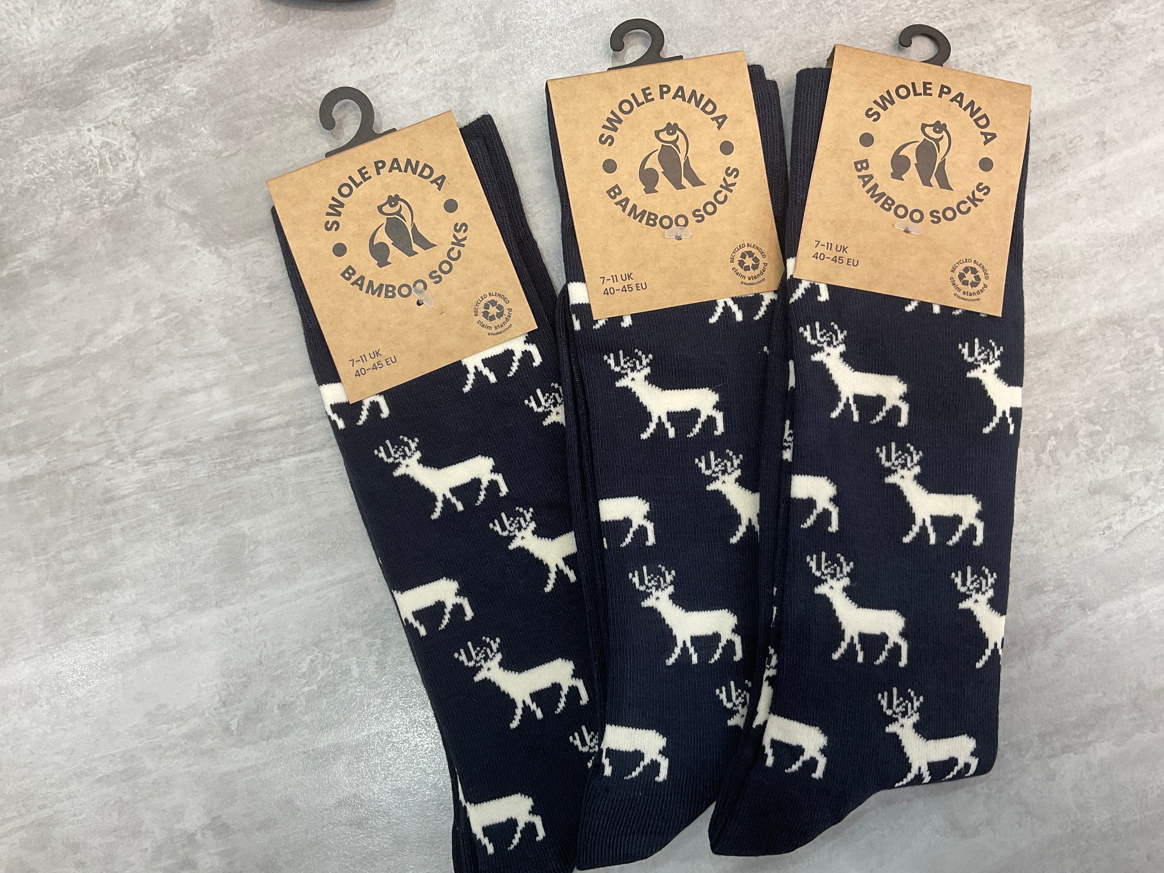 Stag Print Socks sp358-L
