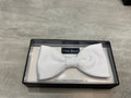 Bow Tie - White satin
