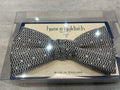 Bow Tie - Silver sparkles