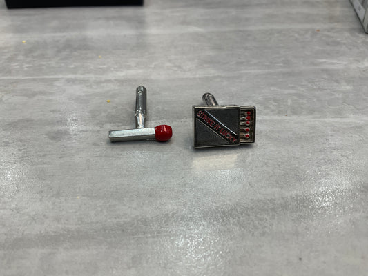 Cigarette Box and Match Cufflinks