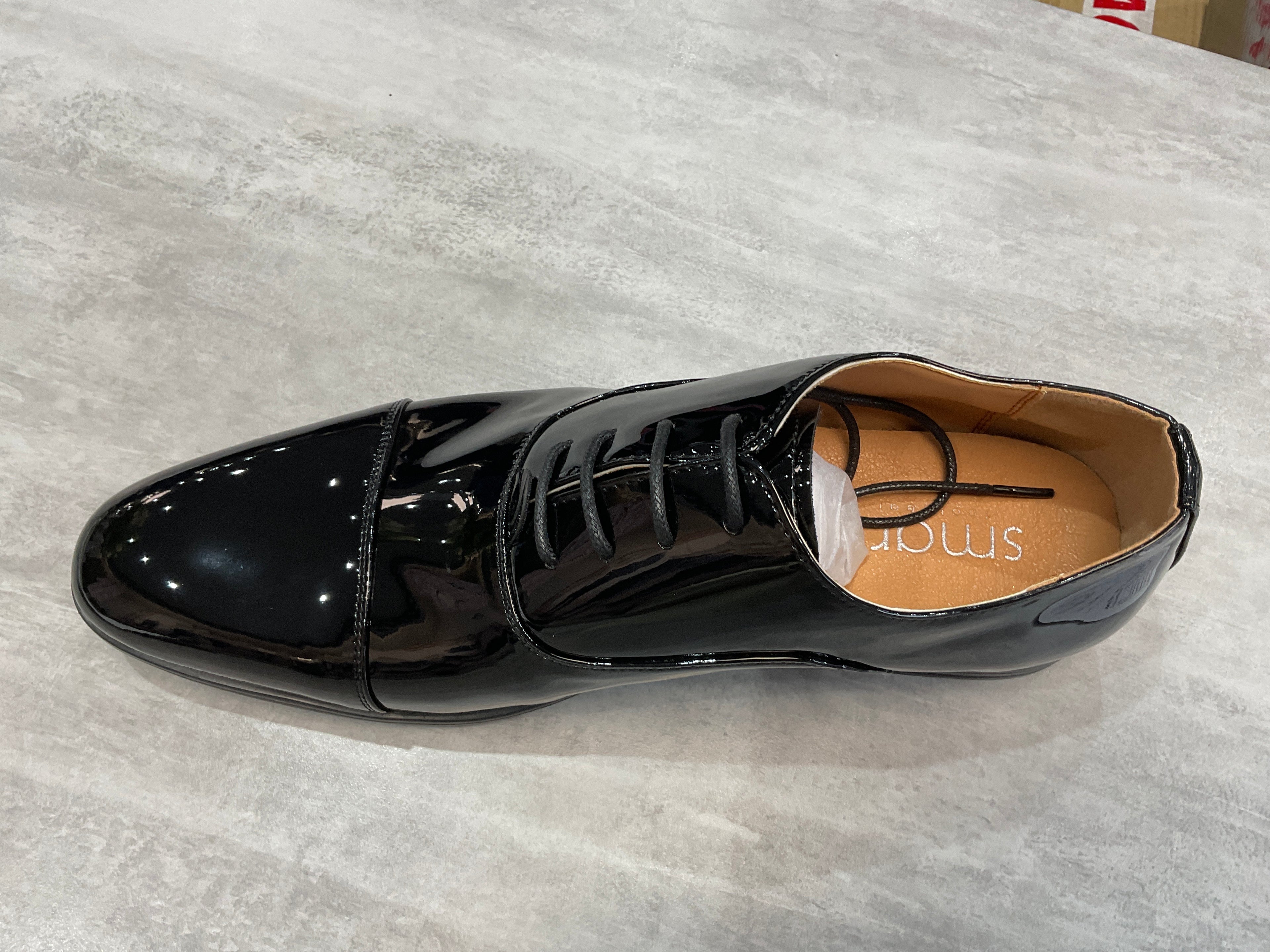 Smart Black Patent Shoe