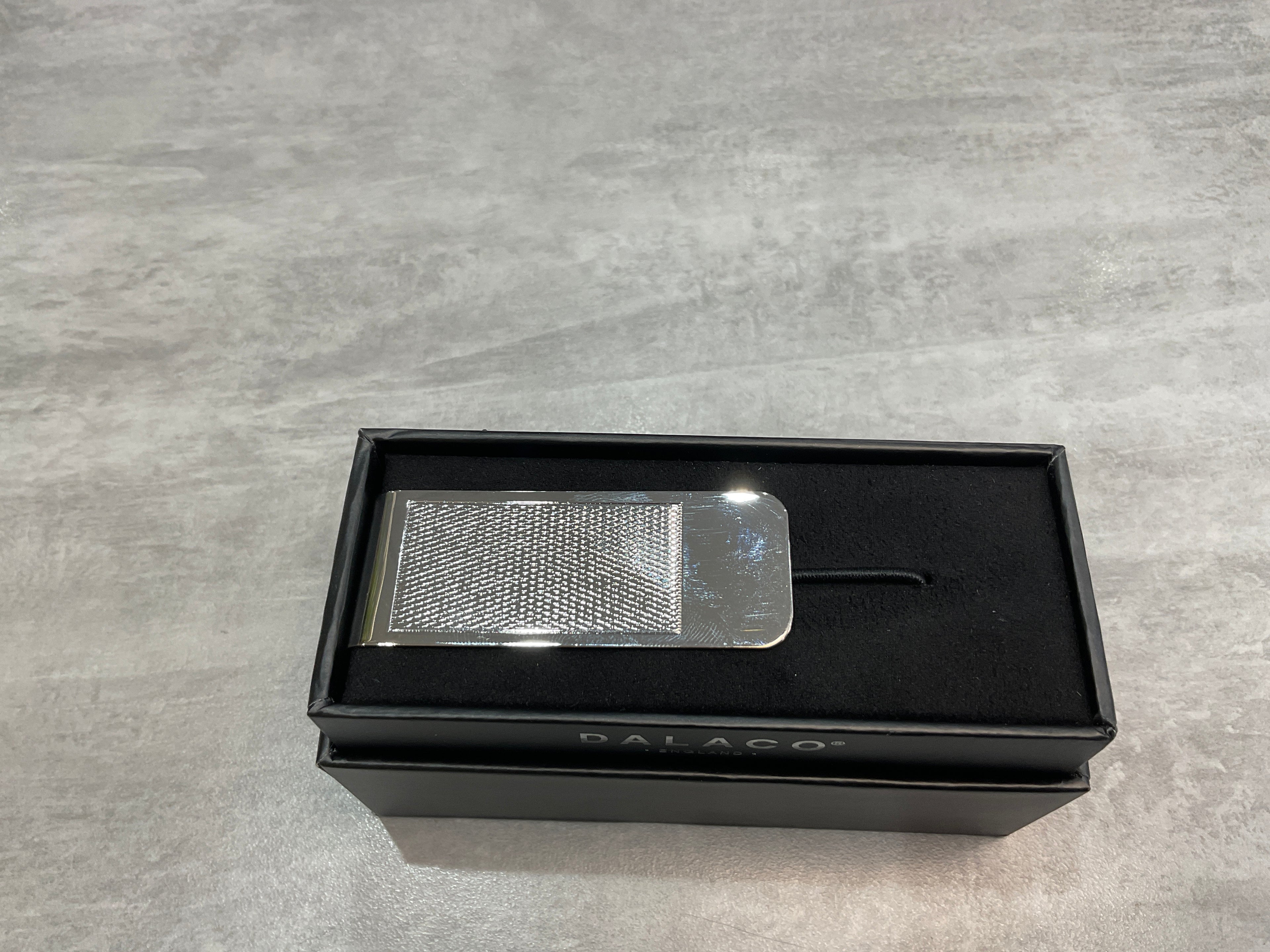 Silver Barley Money Clip