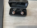Red, White and Blue football Cufflinks