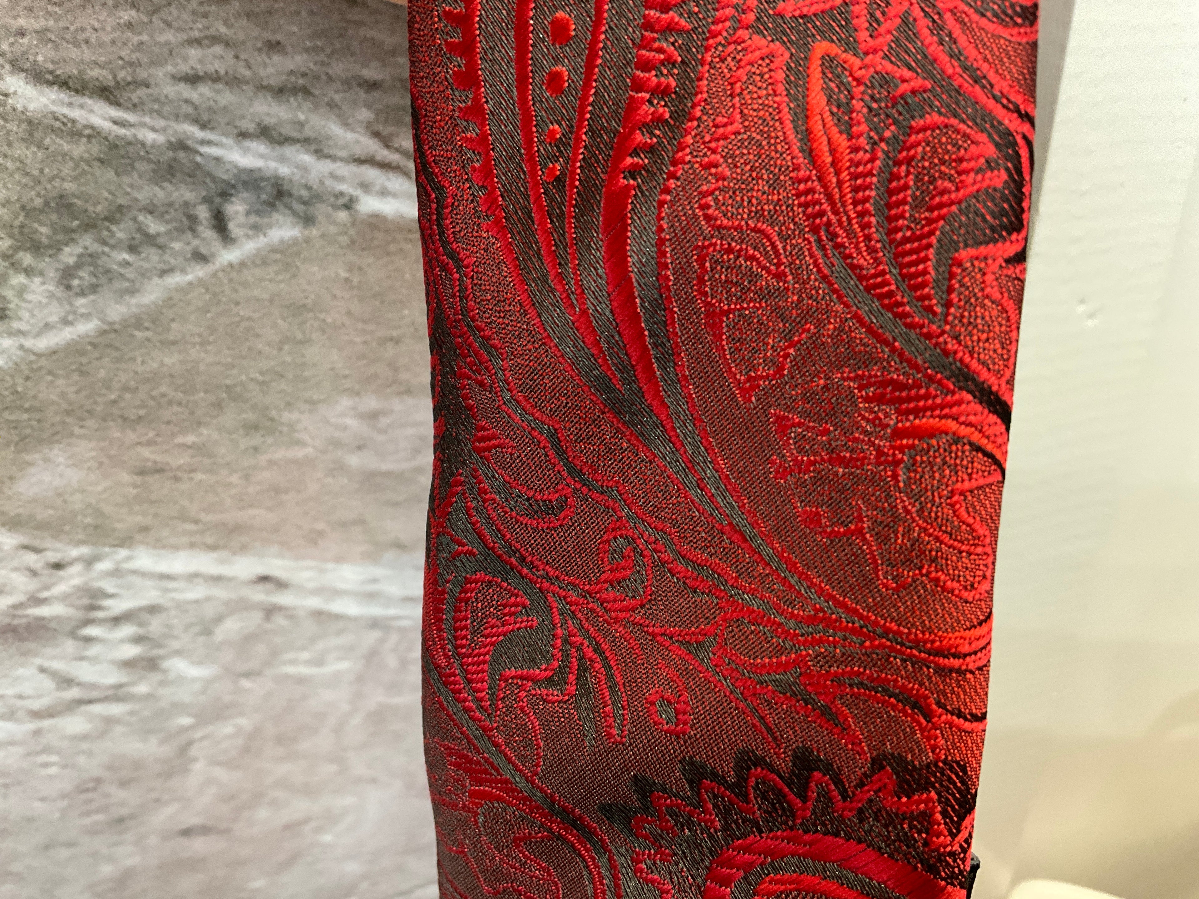 Knightsbridge Red Paisley Tie and Square