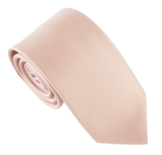 Van Buck Light Rose Tie & Square