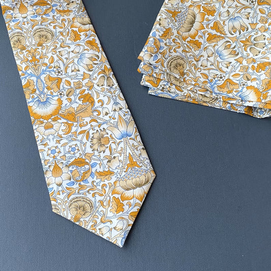 Van Buck Made With Liberty - Lodden Mustard Tie & Square