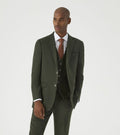 Jude Olive Herringbone Jacket