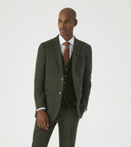Jude Olive Herringbone Jacket