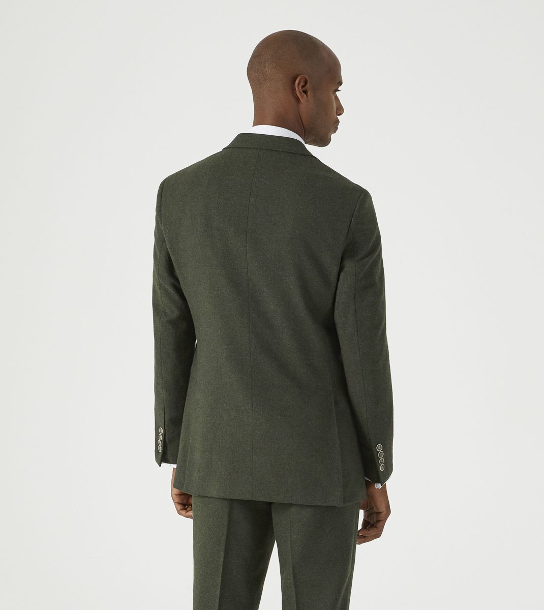Jude Olive Herringbone Jacket
