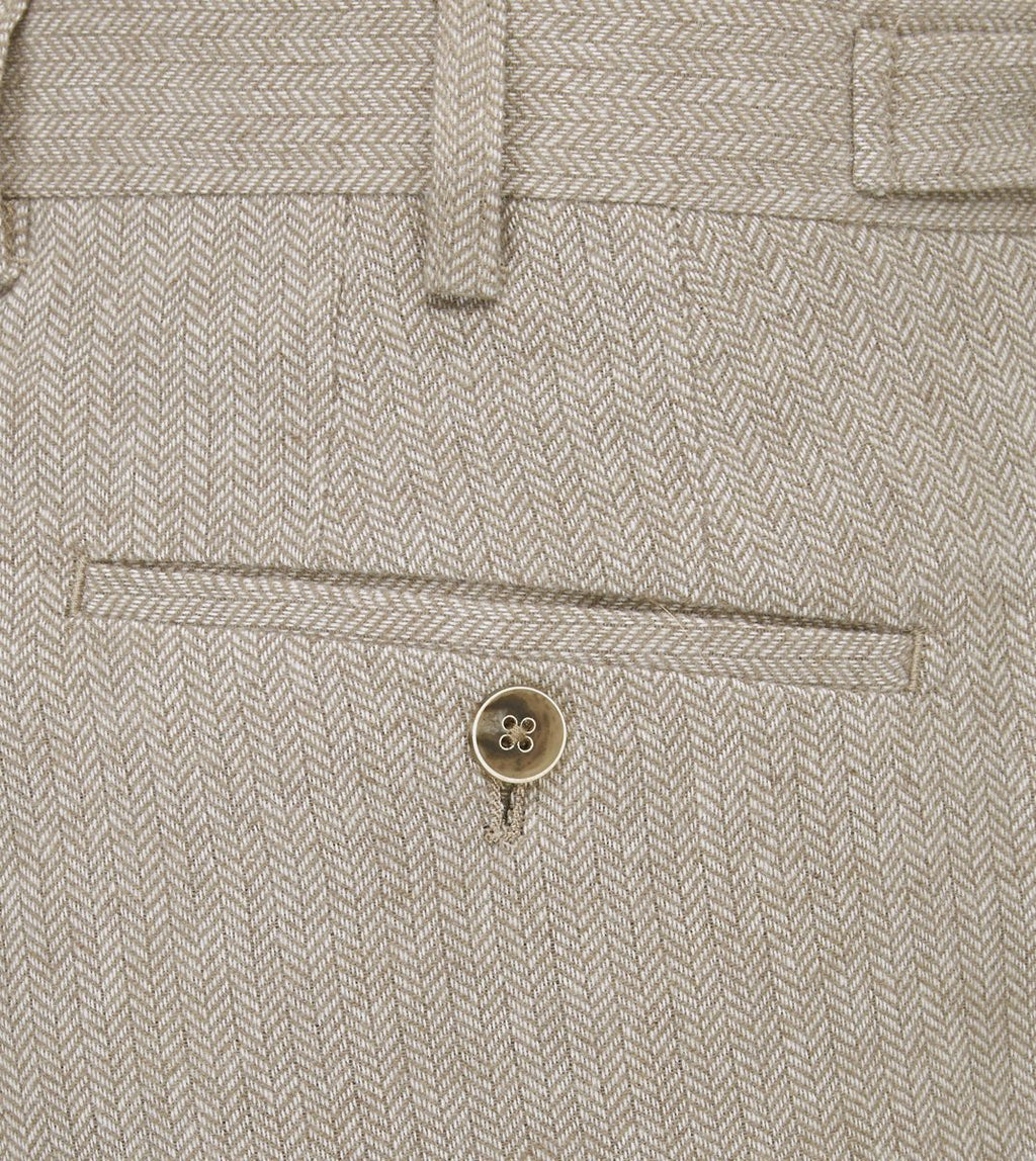 Jude Stone Herringbone Tweed Trousers