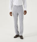 Jude Silver Herringbone Trousers