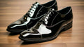 Black Tie Patent Hire Shoe
