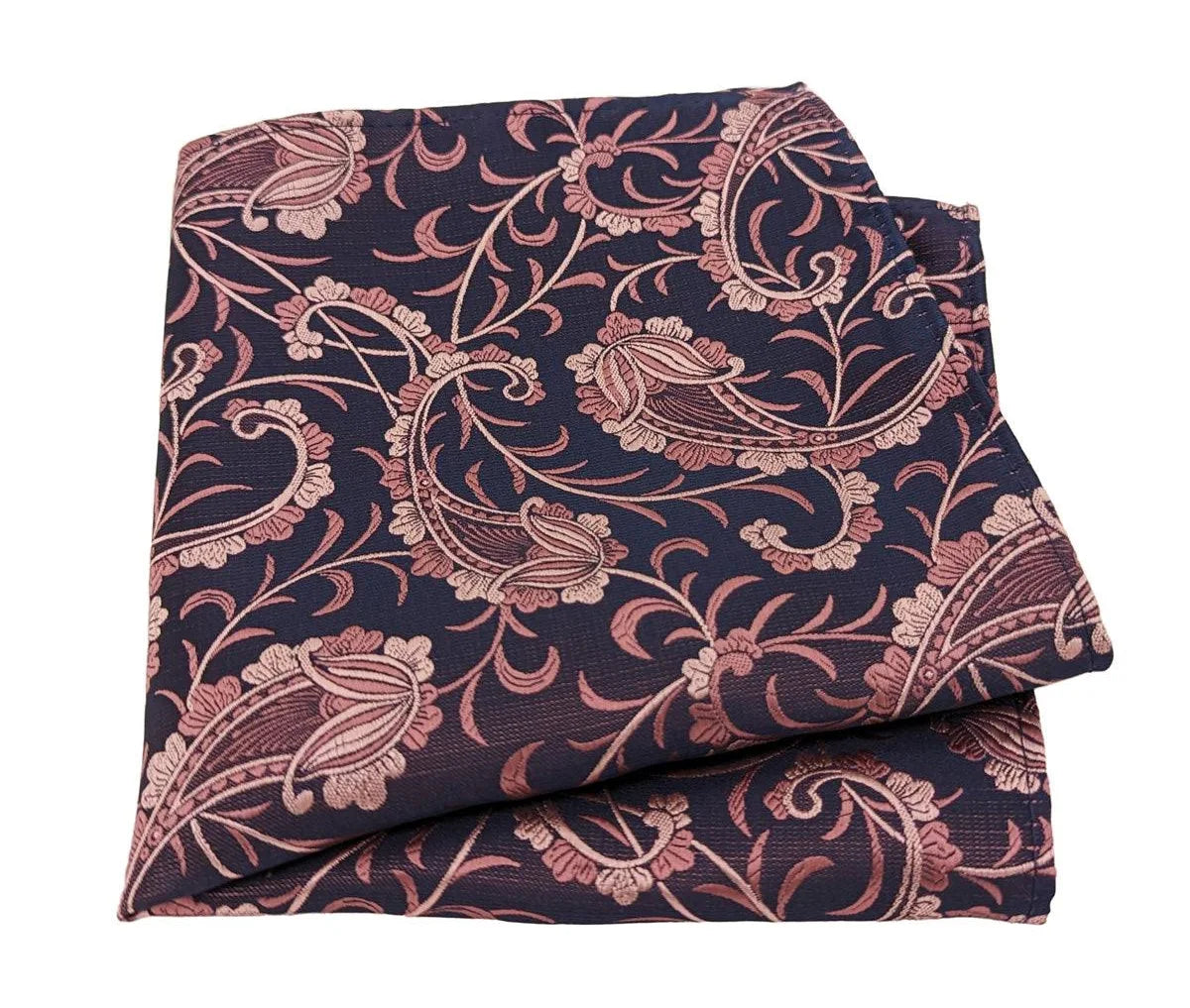 Leafy Paisley Pocket Square