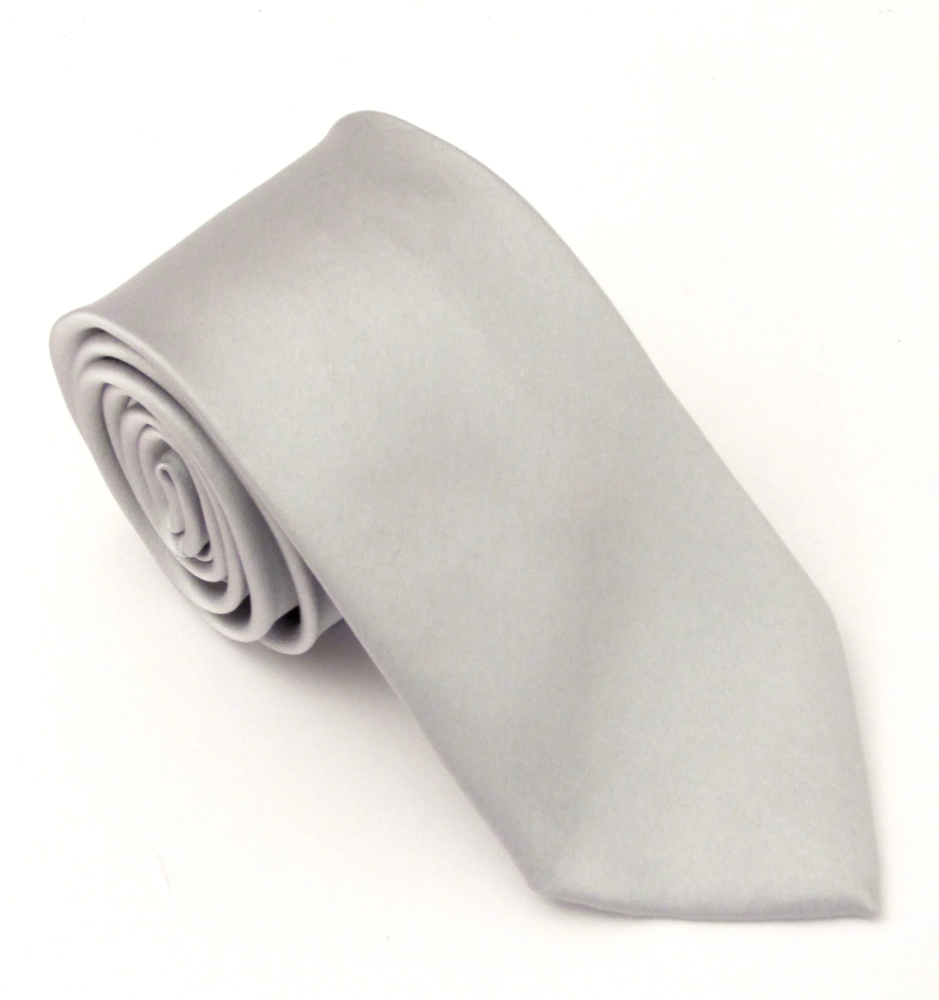 Van Buck Silver Grey 7 Tie & Square