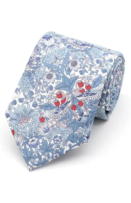 LA Smith Made With Liberty - Strawberry Thief Tie & Square