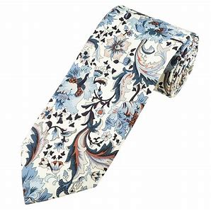 Van Buck Made With Liberty - White Blue Plum Pink Tie & Square