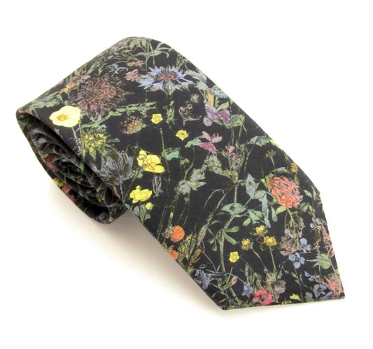 Van Buck Made With Liberty - Wild Flowers (Navy) Tie & Square