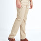 Cotton stretch mens chino trouser stone mish mash jeans