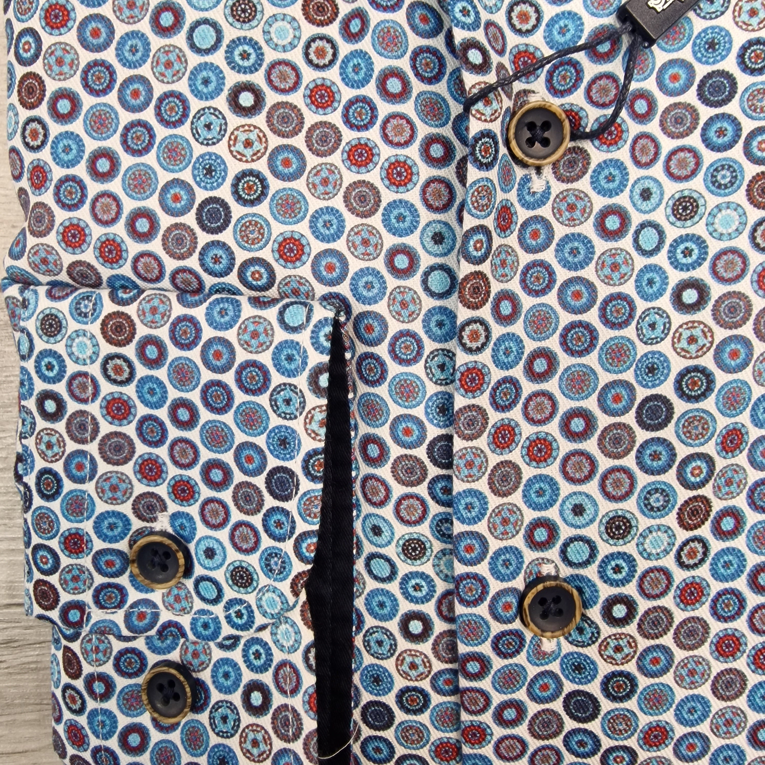 Dario Beltran - Circles Pattern Long Sleeve Shirt