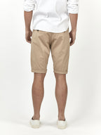Regular fit mens classic chino shorts for summer cotton stone beige stretch mish mash jeans