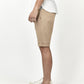 Regular fit mens classic chino shorts for summer cotton stone beige stretch mish mash jeans