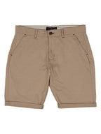 Regular fit mens classic chino shorts for summer cotton stone beige stretch mish mash jeans