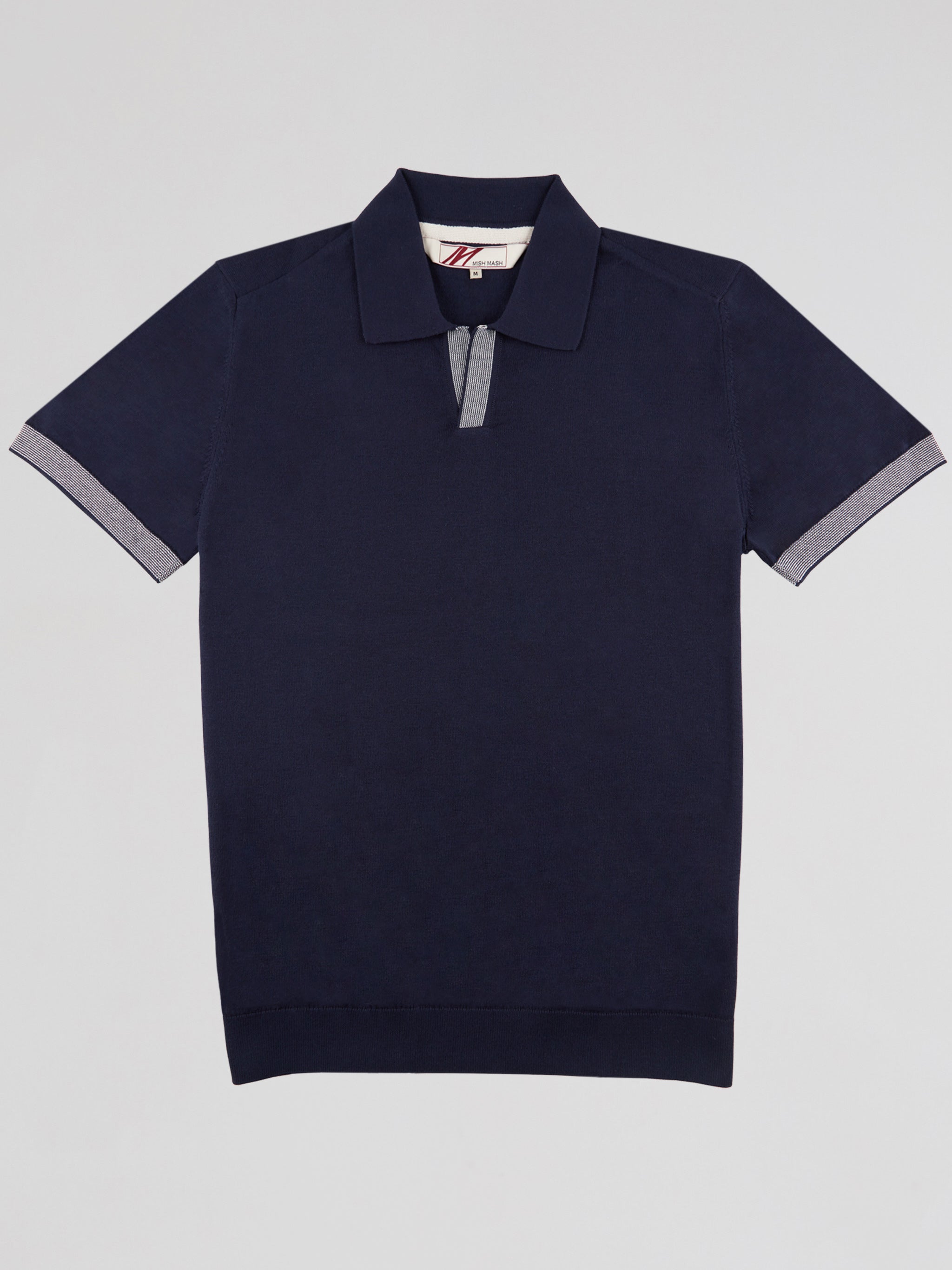 Lynx Navy Short Sleeve Knit
