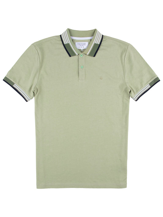 Regular Fit Oslo Pale Green Cotton Jersey Polo