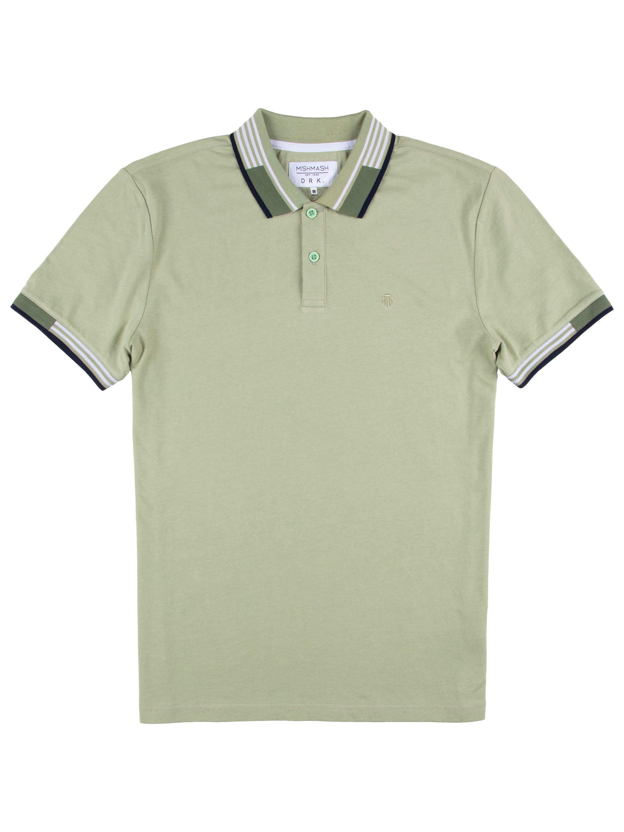 Regular Fit Oslo Pale Green Cotton Jersey Polo