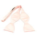 Baby Pink Self-Tie Bow Tie by Van Buck