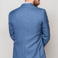 Man wearing George light blue three piece suit - Marc Darcy
