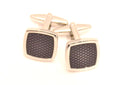 Van Buck Navy Square Novelty Cufflinks