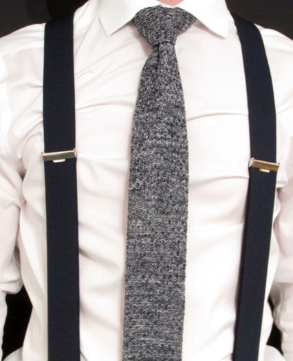 Hunt and holditch Navy Trouser Braces