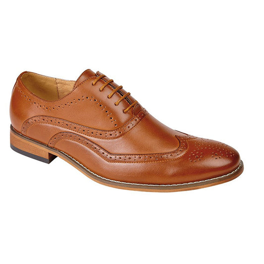 Goor Goor Brogue Oxford Shoe Tan Tan