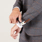 Man wearing men's JENSON - Grey Check Blazer - Marc Darcy Menswear