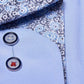 Cuff detailing of ALFIE - Sky Blue Long Sleeve Shirt-Marc Darcy Menswear