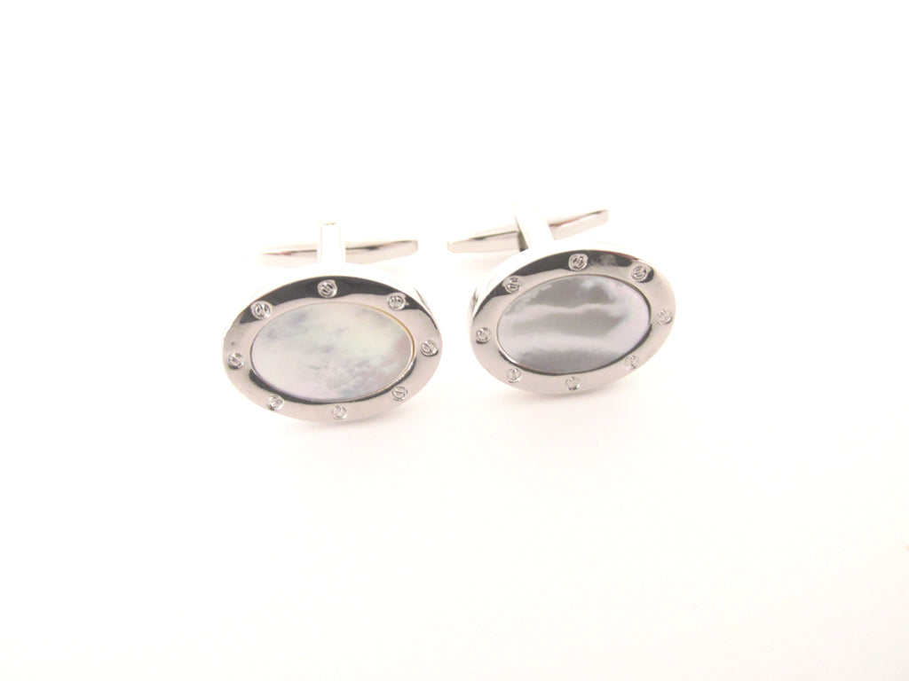 Van Buck Mother of Pearl Novelty Cufflinks