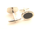 Van Buck Black Round Onyx Novelty Cufflinks