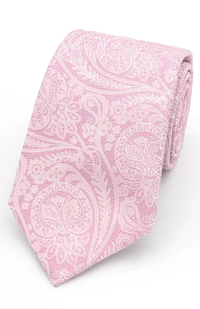 F1718/5  Paisley Lace Tie pink